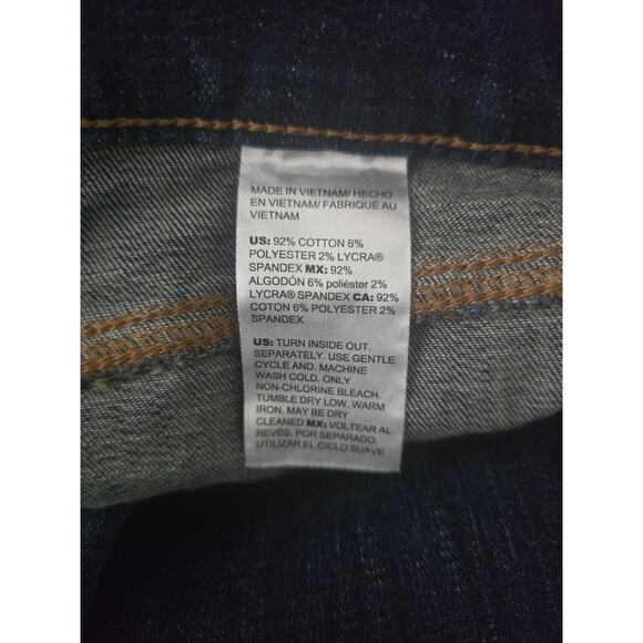 Jeans Chico's So Slimming Girlfriend Straight Leg Jeans 14R *Read - Picture 4 of 5